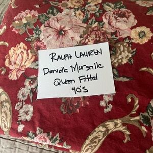 Vintage Ralph Lauren Danielle Queen Fitted Sheet
